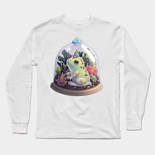 Wizard Frog in a Terrarium Long Sleeve T-Shirt